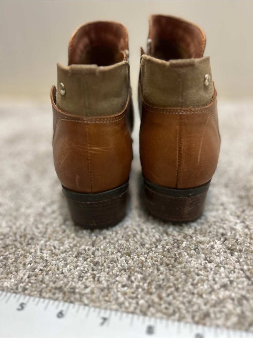 Pikolinos daroca leather minimalist luxury booties boots sz 37 classic - Picture 3 of 5